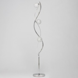 Orianna Floor Lamp, Chrome - thumbnail 7