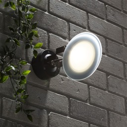 Tierney 12 Watt Outdoor LED Spike, Spot or Wall Light, Black - thumbnail 3