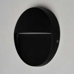 Orvi Outdoor LED 11cm Round Wall Light, Black - thumbnail 5