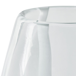 Glass and Opal Ribbon Vase, Clear - thumbnail 5