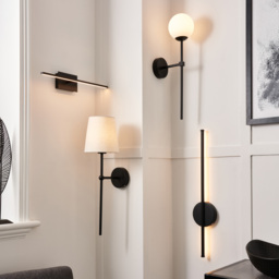 Dougie Rechargeable Picture Wall Light, Black - thumbnail 9