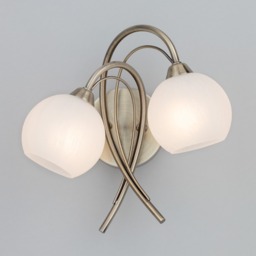 Soni Wall Light, Antique Brass and Alabaster - thumbnail 4