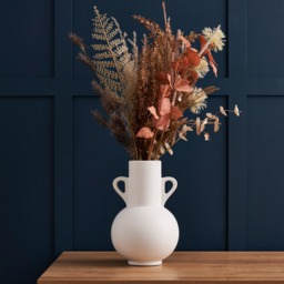 Jug Ceramic Vase, White - thumbnail 3