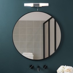 Capri Bathroom Wall Light, Chrome - thumbnail 3