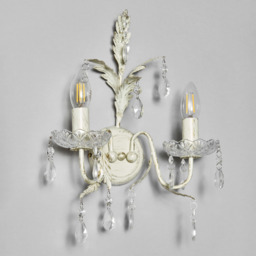 Paisley Wall Light, Cream - thumbnail 5