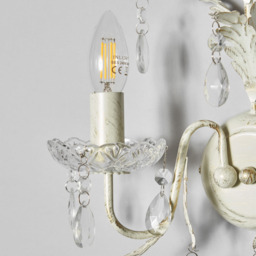 Paisley Wall Light, Cream - thumbnail 7