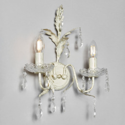 Paisley Wall Light, Cream - thumbnail 4