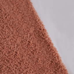 Really Soft Teddy Bear Fleece Throw, Clay - thumbnail 4