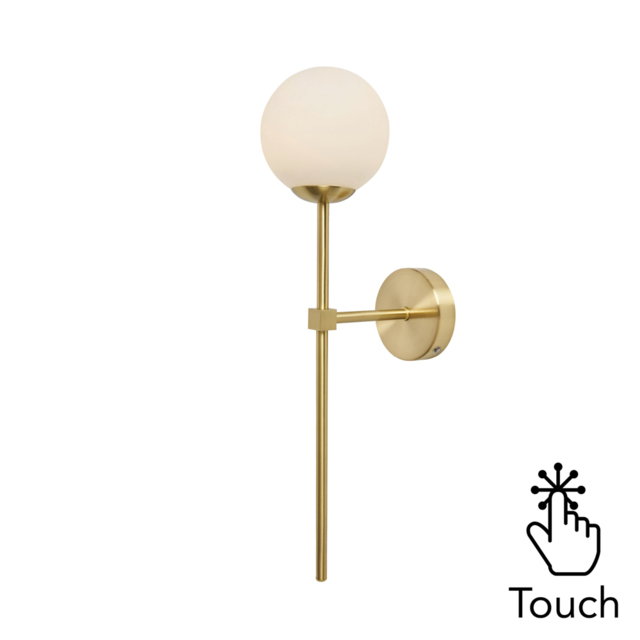 Suzie Rechargeable Wall Light, Brass - image 1
