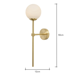 Suzie Rechargeable Wall Light, Brass - thumbnail 8