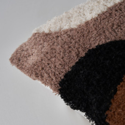 Abstract Tufted Cushion, Natural - thumbnail 5