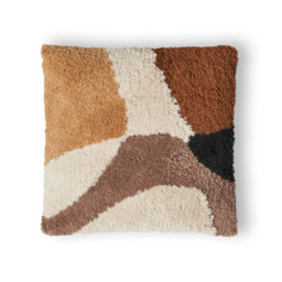 Abstract Tufted Cushion, Natural - thumbnail 4