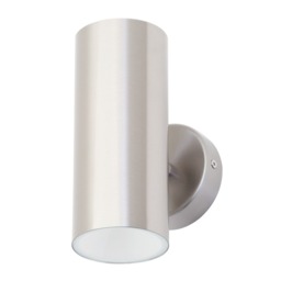 Grant Outdoor Up & Down LED Wall Light, Stainless Steel - thumbnail 1