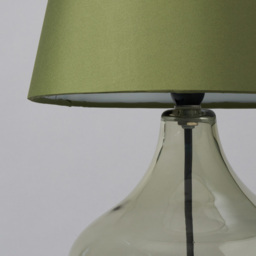 Clarise Glass Table Lamp, Bottle Green - thumbnail 7
