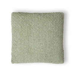 Cross Weave Cushion, Sage Green - thumbnail 3