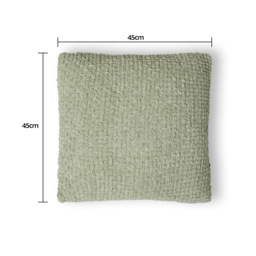Cross Weave Cushion, Sage Green - thumbnail 6