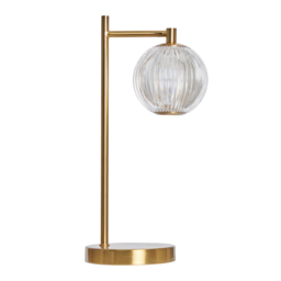 Rimi LED Table Lamp, Satin Brass - thumbnail 7