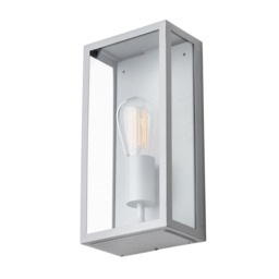 Stratus Outdoor Wall Light, Silver - thumbnail 1