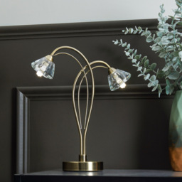 Marianne Table Lamp, Antique Brass - thumbnail 2