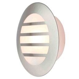 Stanley Tahoe Outdoor Circular Wall or Ceiling Light with Slats, Steel - thumbnail 9