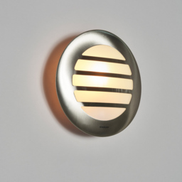 Stanley Tahoe Outdoor Circular Wall or Ceiling Light with Slats, Steel - thumbnail 4