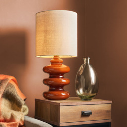 Annabelle Wobble Table Lamp, Cognac - thumbnail 4