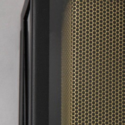 Marco Outdoor Box Light with Brass Mesh, Black - thumbnail 6
