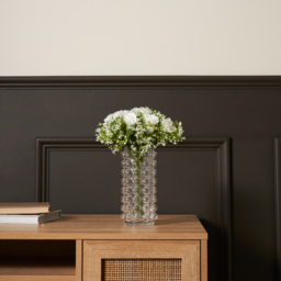 Small Bobble Glass Vase, Clear - thumbnail 3
