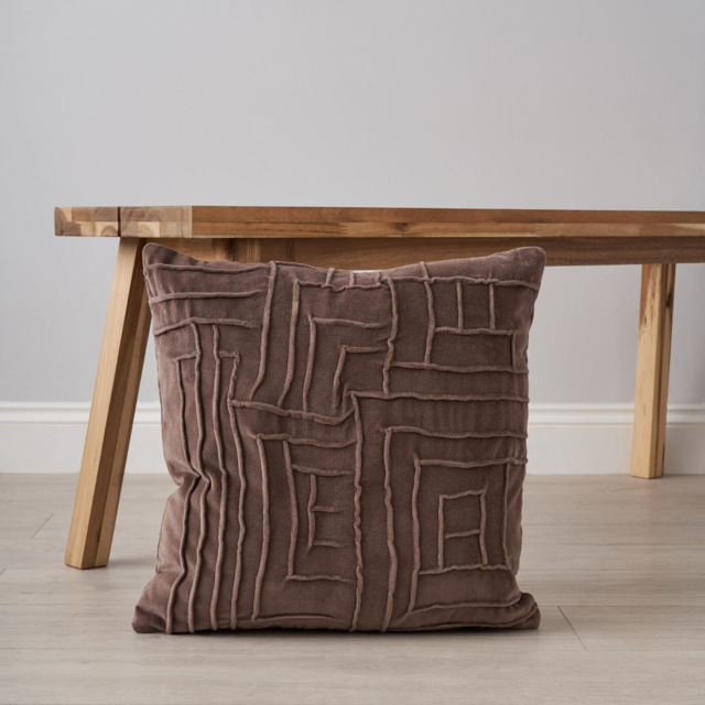 Genevieve Cushion, Taupe - image 1