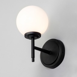 Douro Bathroom Wall Light, Matte Black - thumbnail 4