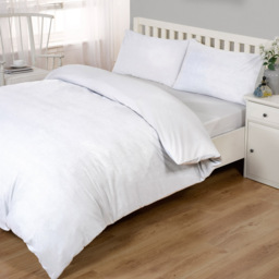 Hotel Collection Bamboo Double Duvet Cover, White - thumbnail 1