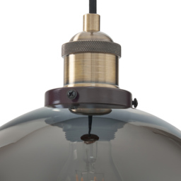 Carter Industrial Ceiling Pendant, Bronze - thumbnail 9
