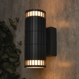 Zeb Outdoor Up and Down Wall Light, Anthracite - thumbnail 3