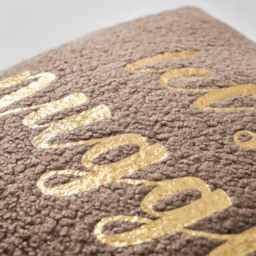 Lets Snuggle Cushion, Brown - thumbnail 5