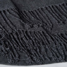 Chenille Throw, Charcoal - thumbnail 4