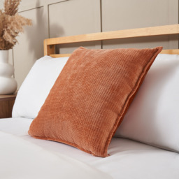 Plain Cushion with Flange Edge, Terracotta