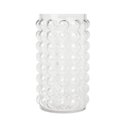 Medium Bobble Glass Vase, Clear - thumbnail 1