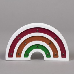 Glow Rainbow Table Lamp, White - thumbnail 5