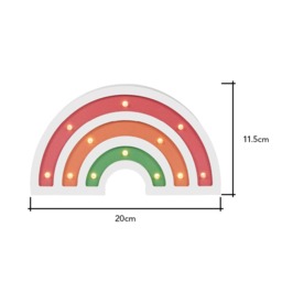 Glow Rainbow Table Lamp, White - thumbnail 7