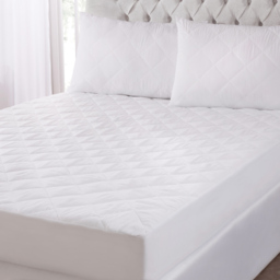 Hotel Collection Cotton Double Mattress Protector, White - thumbnail 1