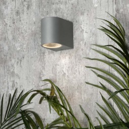 Smithe Outdoor Wall Light, Silver - thumbnail 3