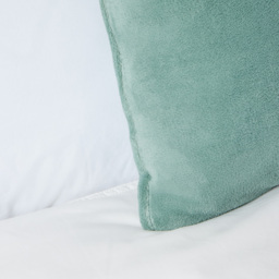 Large Microfleece Cushion, Silt Green - thumbnail 4
