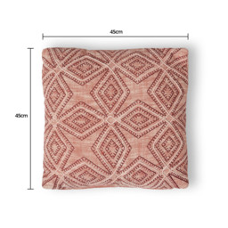 Cadiz Cushion, Terracotta - thumbnail 7