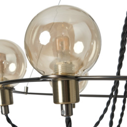 Soho Semi Flush Ceiling Light, Satin Nickel - thumbnail 9