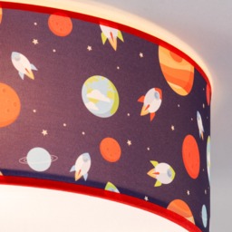 Glow Outer Space Flush Ceiling Light, Blue - thumbnail 6
