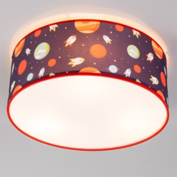 Glow Outer Space Flush Ceiling Light, Blue - thumbnail 4