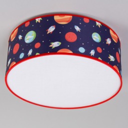 Glow Outer Space Flush Ceiling Light, Blue - thumbnail 9