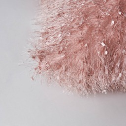 Pollyanna Knitted Cushion, Blush - thumbnail 4