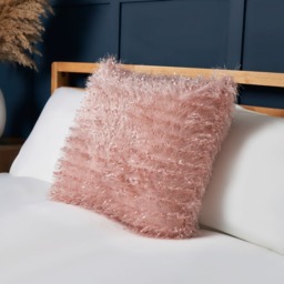 Pollyanna Knitted Cushion, Blush - thumbnail 1
