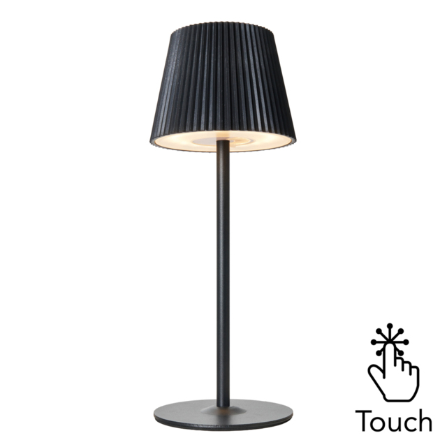Esther Rechargeable Table Lamp, Black - image 1